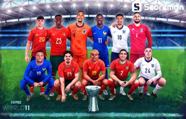 FIFPRO 베스트11 공개…'18세' 라민 야말은 역대 최연소 선정